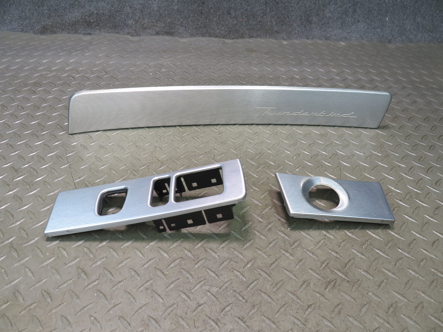 02-05 Ford Thunderbird Set of 3 Dash Center Console Trim Bezel  Cover Panel OEM