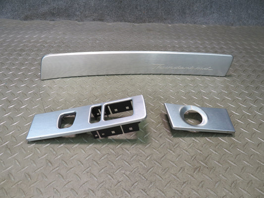 02-05 Ford Thunderbird Set of 3 Dash Center Console Trim Bezel  Cover Panel OEM