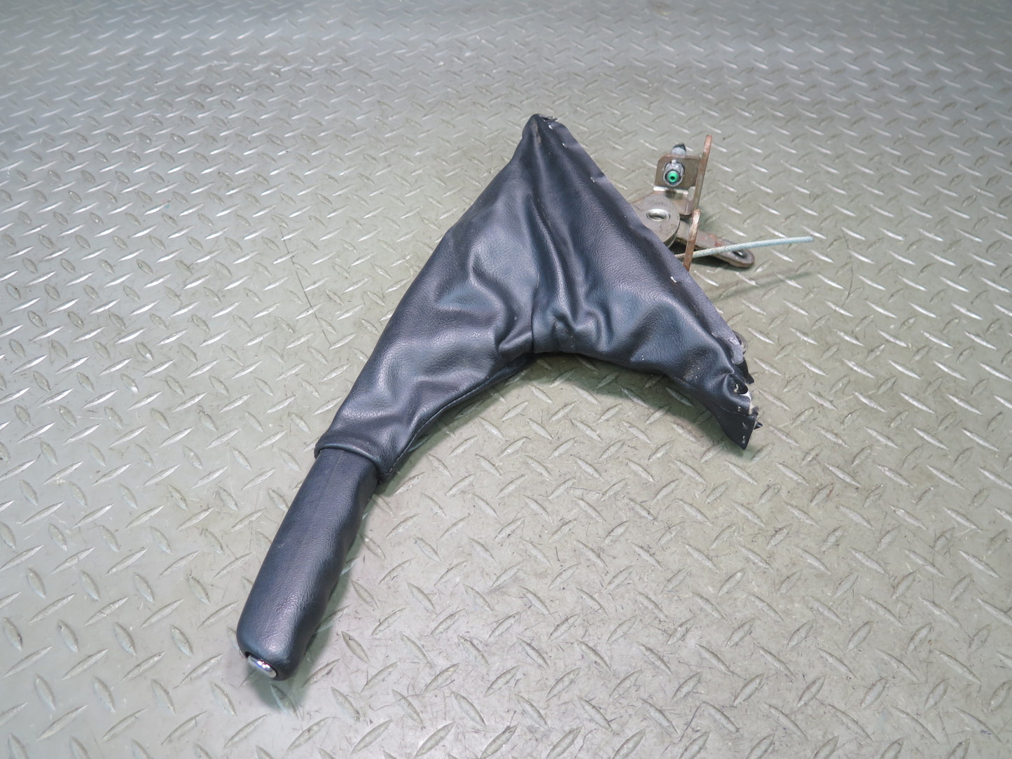 02-05 Ford Thunderbird Parking Handbrake Lever w Housing & Boot Cover Assy OEM
