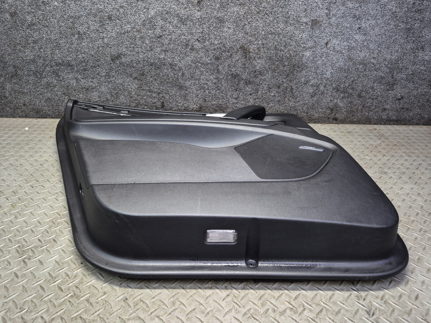 10-15 Audi 4L Q7 Set of 2 Rear Left & Right Door Interior Trim Panel Black OEM