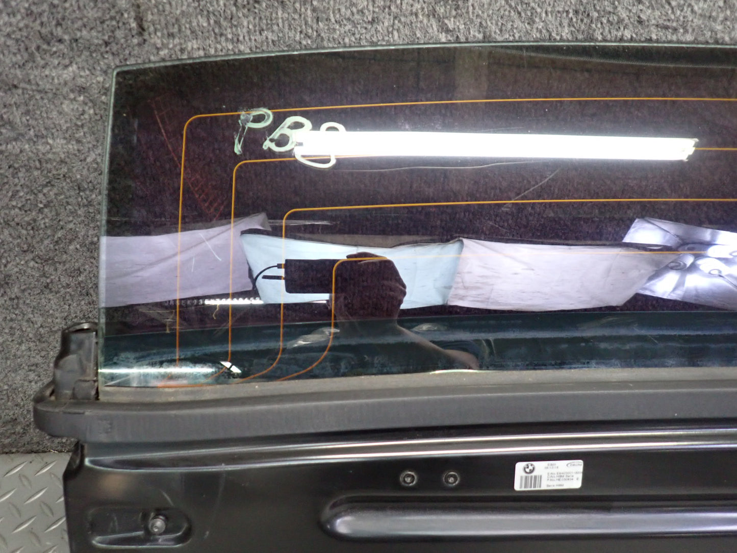 2007-2008 BMW E64 M6 Convertible Rear Back Glass Window Regulator Motor