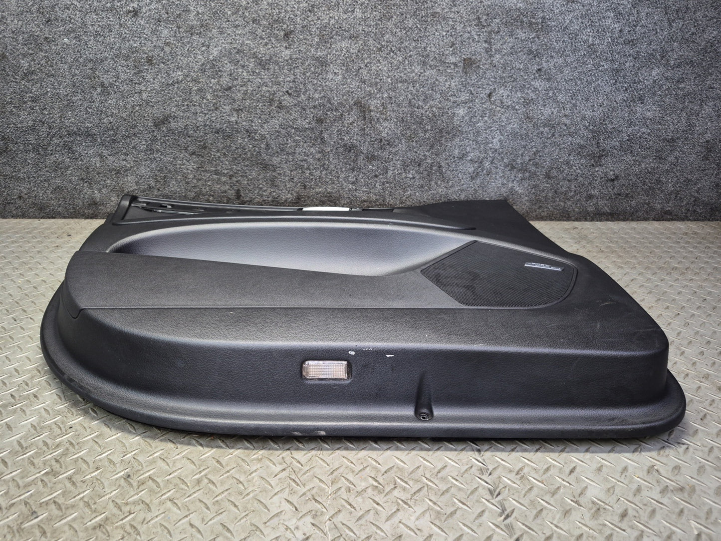 10-15 Audi 4L Q7 Set of 2 Front Left & Right Door Interior Trim Panel Black OEM