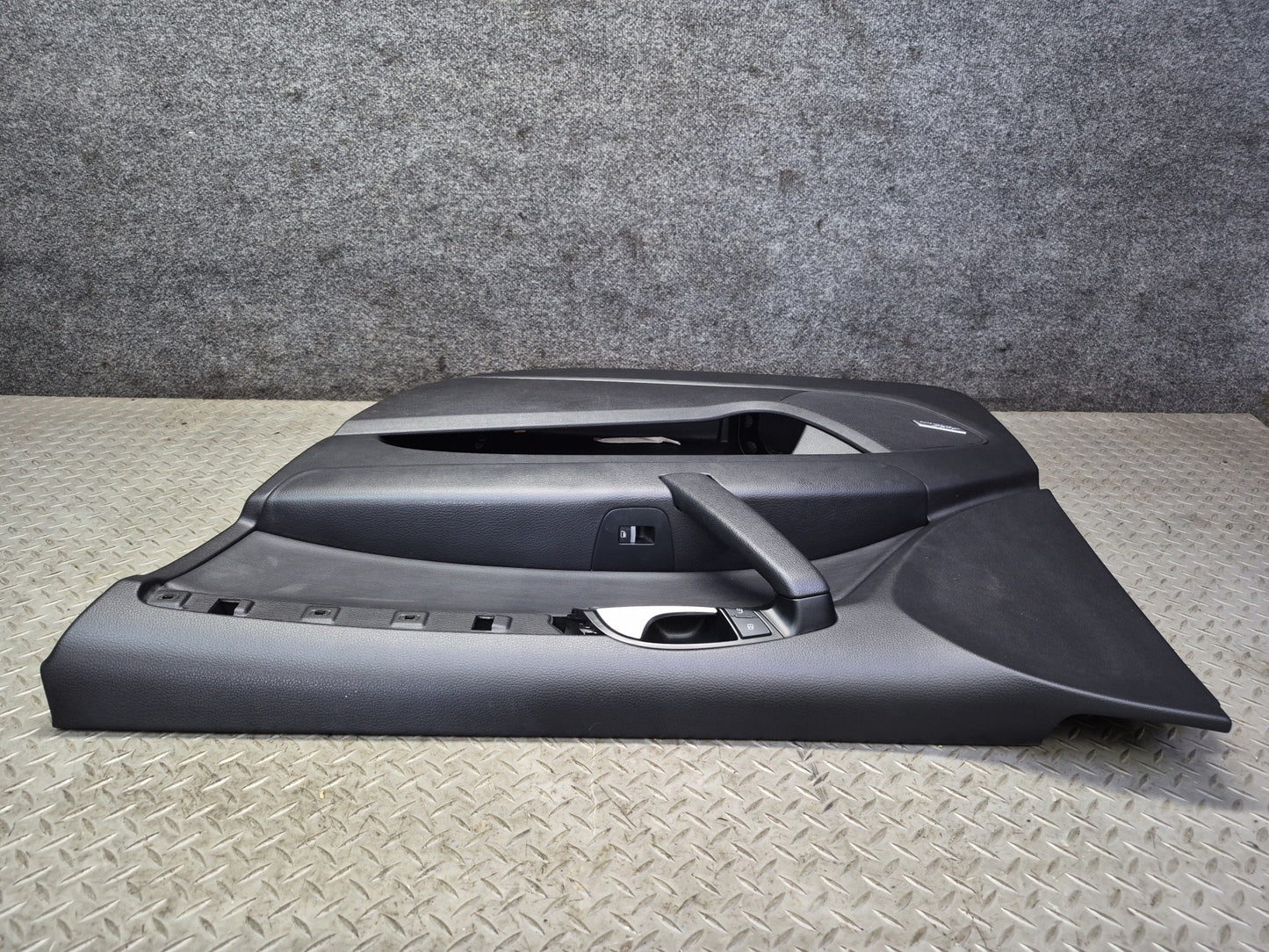 10-15 Audi 4L Q7 Set of 2 Front Left & Right Door Interior Trim Panel Black OEM