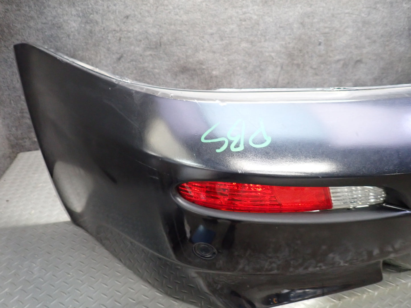2006-2010 BMW E63 E64 M6 Rear Bumper Panel Cover W/ PDC Sensor Black Defected