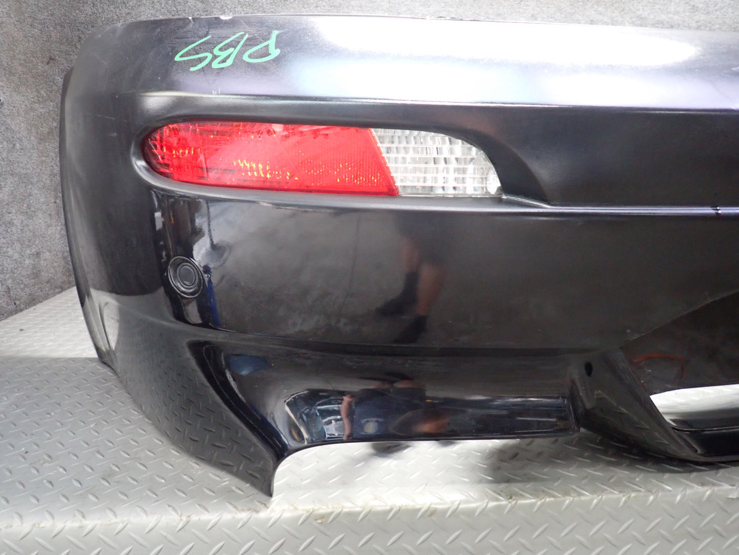 2006-2010 BMW E63 E64 M6 Rear Bumper Panel Cover W/ PDC Sensor Black Defected