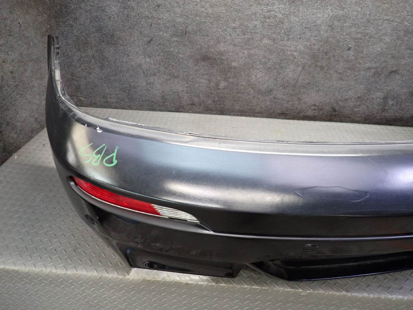 2006-2010 BMW E63 E64 M6 Rear Bumper Panel Cover W/ PDC Sensor Black Defected