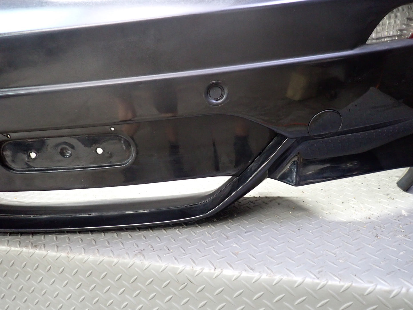 2006-2010 BMW E63 E64 M6 Rear Bumper Panel Cover W/ PDC Sensor Black Defected