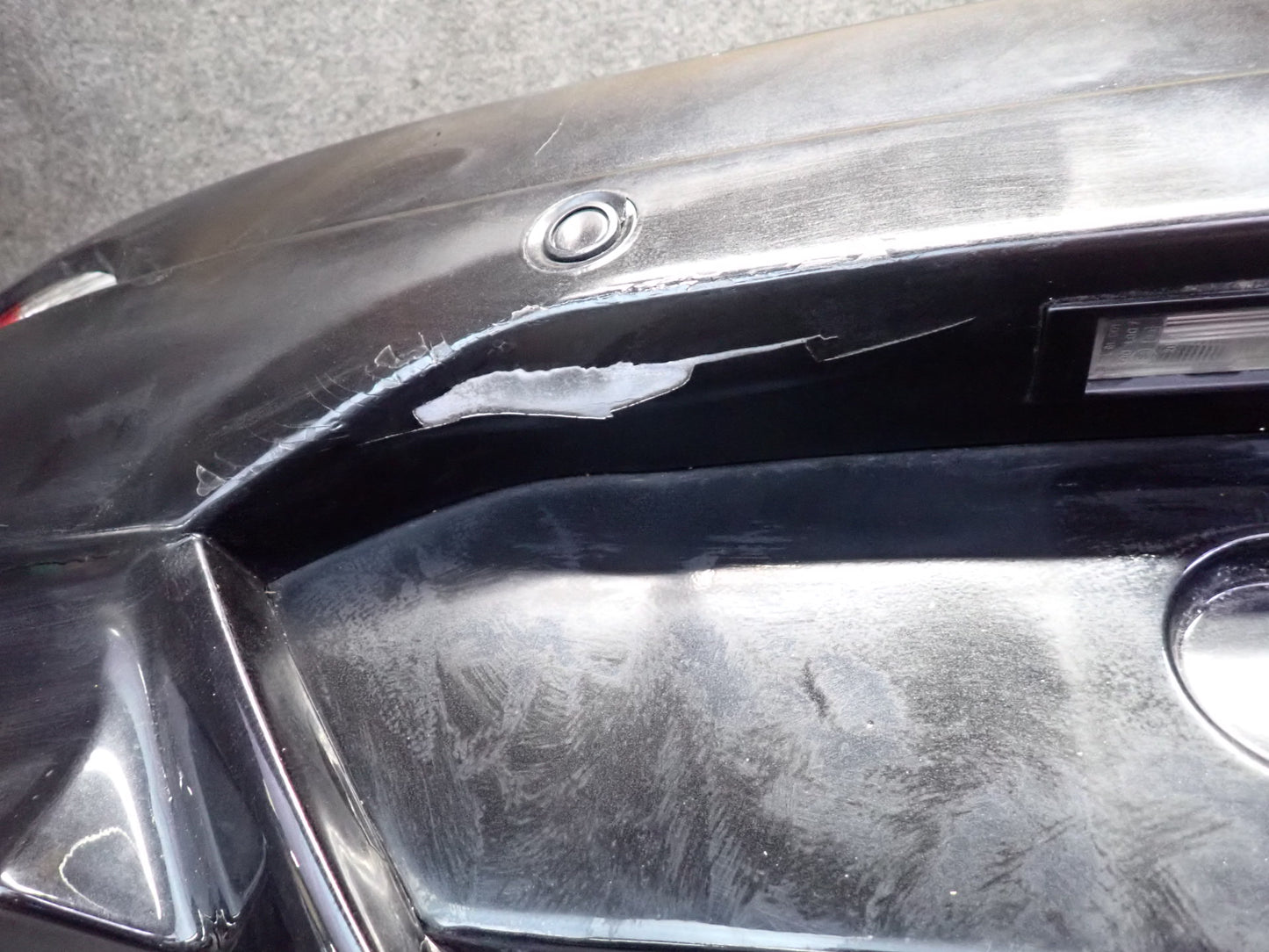 2006-2010 BMW E63 E64 M6 Rear Bumper Panel Cover W/ PDC Sensor Black Defected