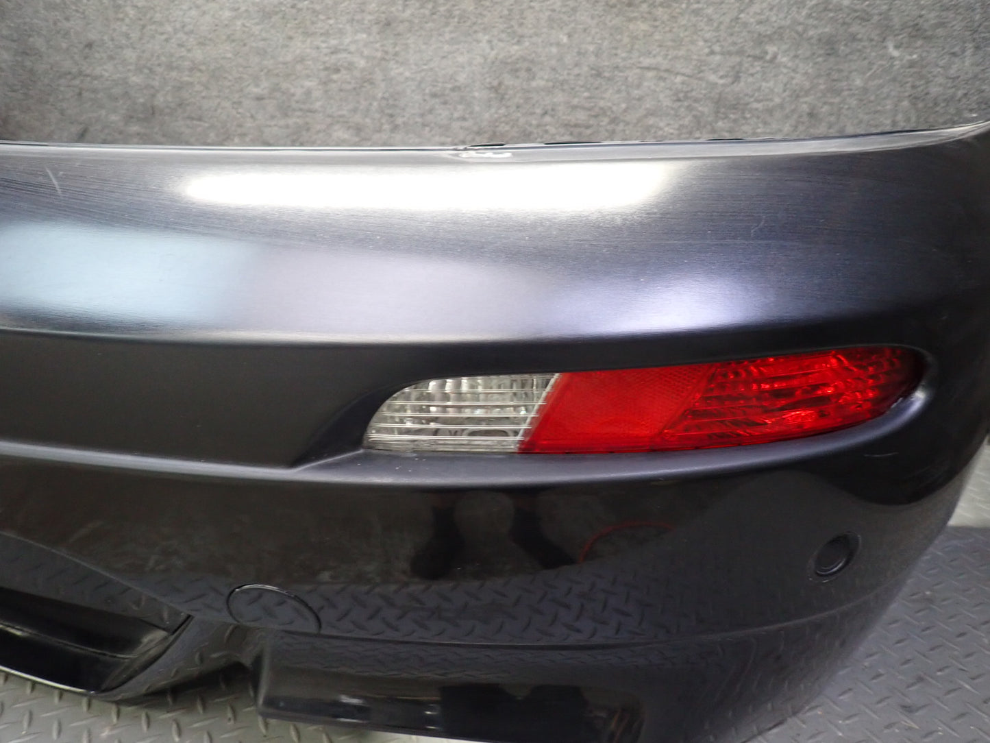 2006-2010 BMW E63 E64 M6 Rear Bumper Panel Cover W/ PDC Sensor Black Defected