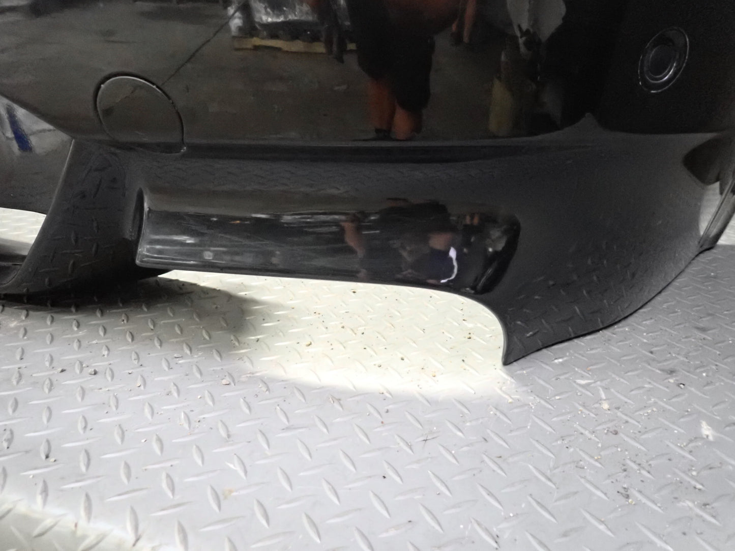 2006-2010 BMW E63 E64 M6 Rear Bumper Panel Cover W/ PDC Sensor Black Defected