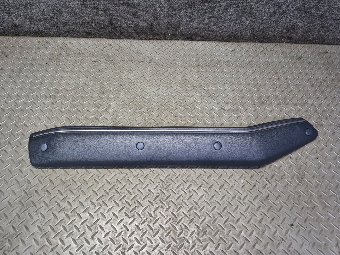 85-89 Nissan Z31 300ZX Set of 2 Door Interior Trim Cover Panel Blue OEM