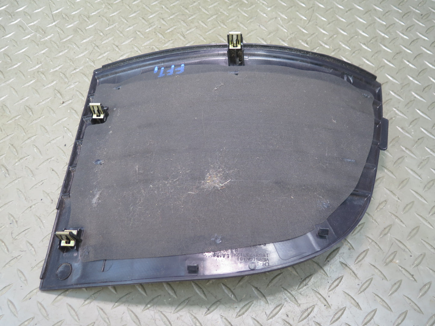02-05 Ford Thunderbird Set of 2 Rear Left & Right Wall Speaker Cover Black OEM