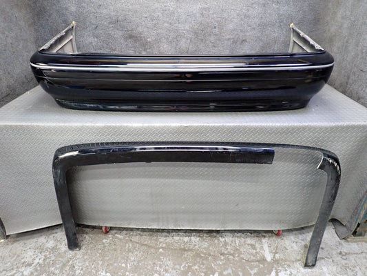 99-01 Toyota Crown JZS175 Rear Bumper Cover w Body KIT Black Set OEM
