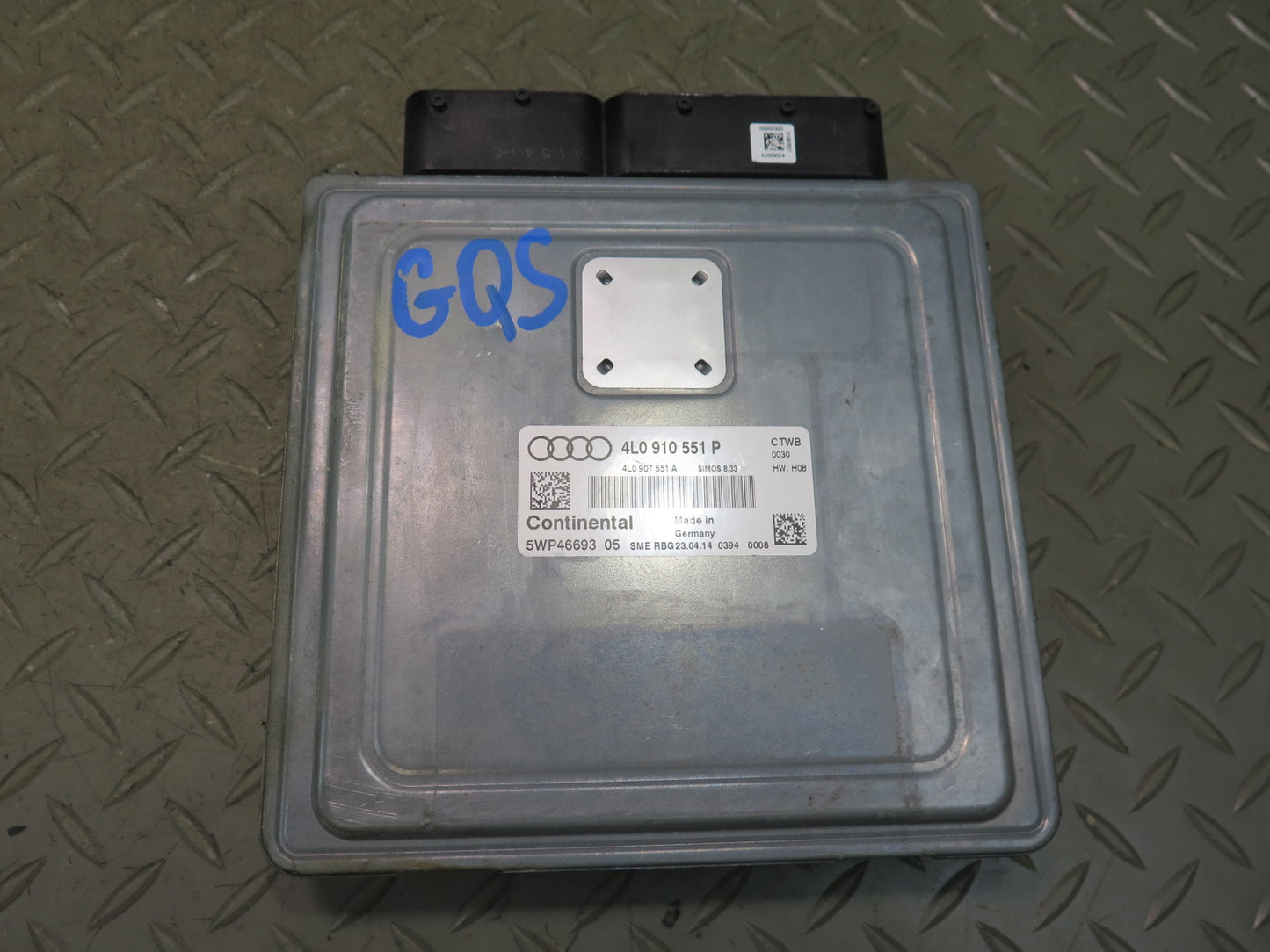 13-15 Audi 4L Q7 3.0L Ctwb ECU Speedo Ignition Door Comfort Module KEY Set OEM
