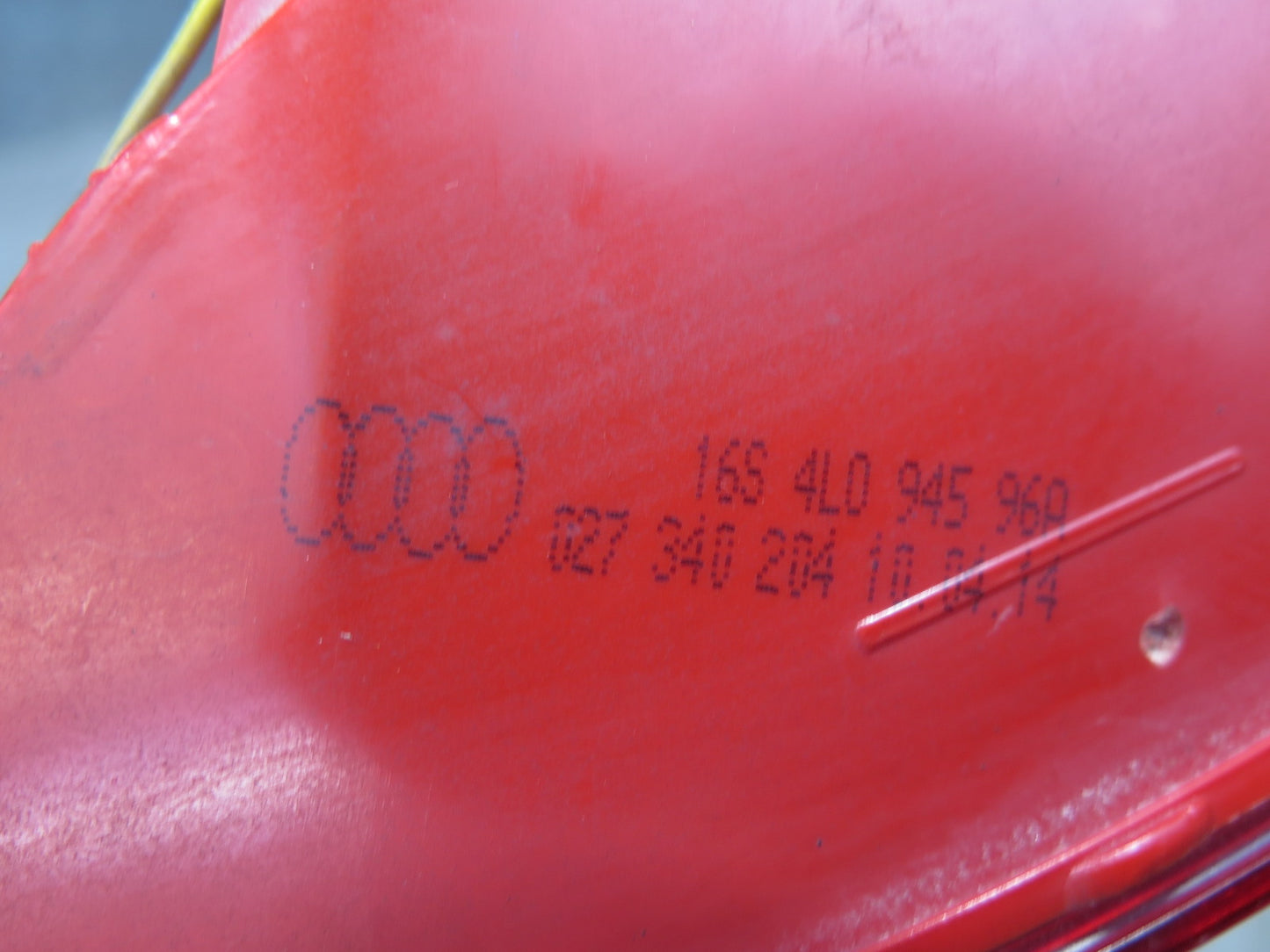 07-15 Audi 4L Q7 Rear Right Bumper Lower Tail Light Lamp OEM