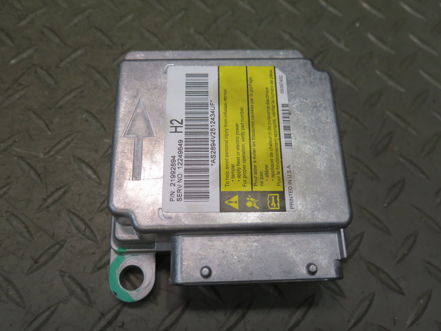 2005 HUMMER H2 SRS AIRBAG CONTROL MODULE UNIT W SENSORS SET OEM
