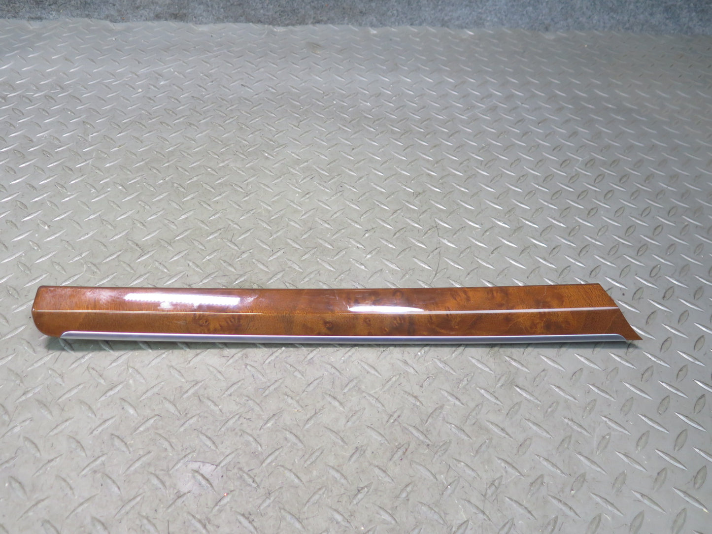 10-15 Audi Q7 4L Set of 6 Dash Center Console Door Trim Panel Woodgrain OEM