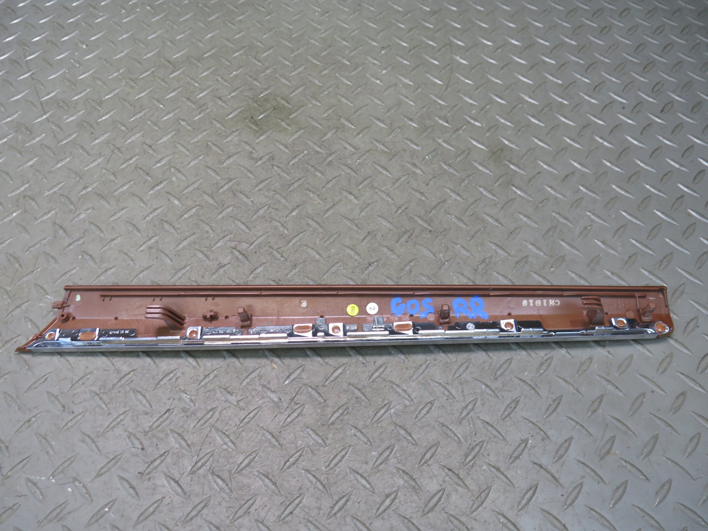 10-15 Audi Q7 4L Set of 6 Dash Center Console Door Trim Panel Woodgrain OEM