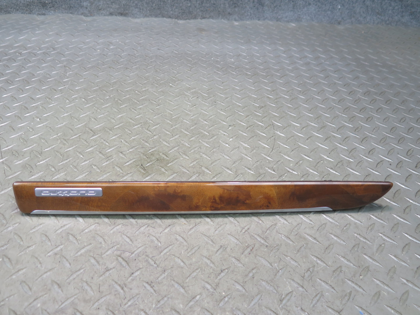 10-15 Audi Q7 4L Set of 6 Dash Center Console Door Trim Panel Woodgrain OEM