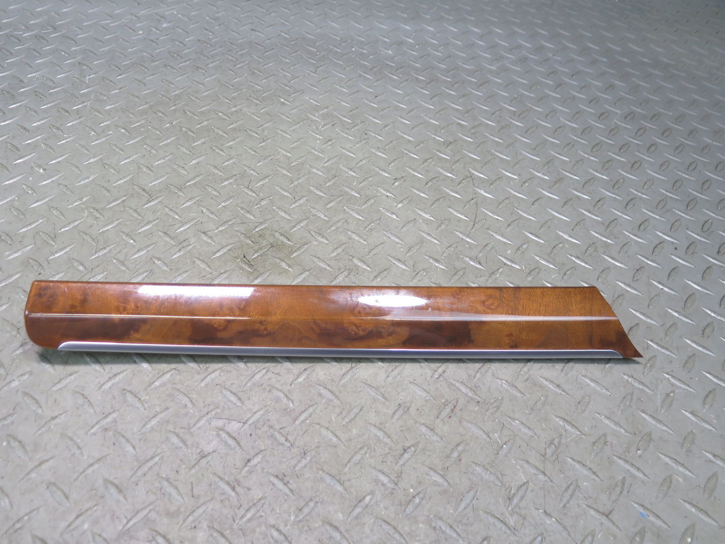 10-15 Audi Q7 4L Set of 6 Dash Center Console Door Trim Panel Woodgrain OEM