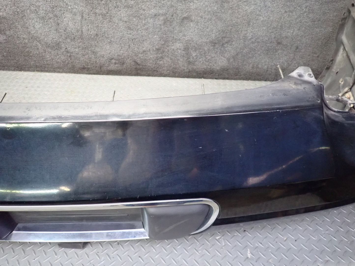 02-05 Ford Thunderbird Rear Bumper Cover Maroon Ebony OEM