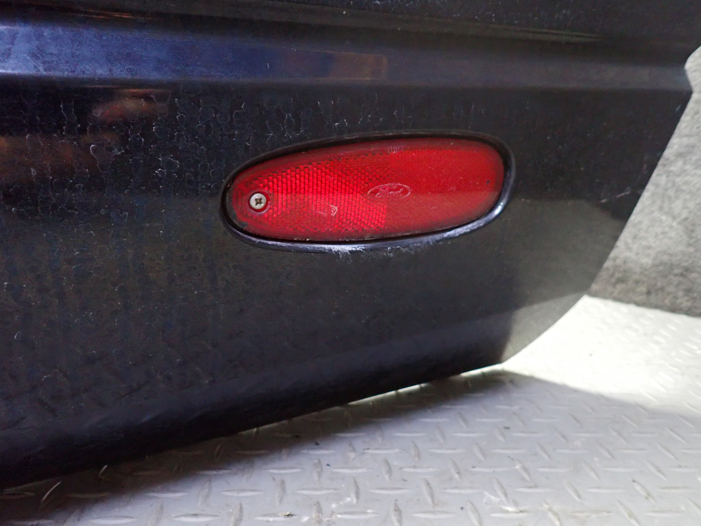 02-05 Ford Thunderbird Rear Bumper Cover Maroon Ebony OEM