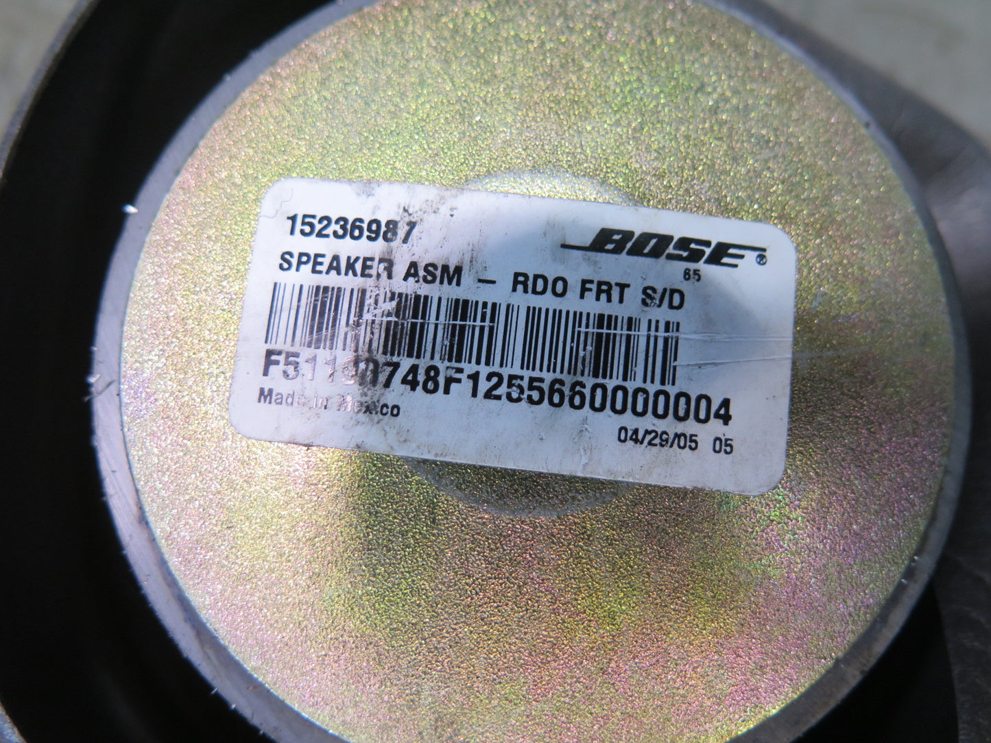 2003-2007 Hummer H2 Front Left & Right Door Audio Speaker Bose Set of 2
