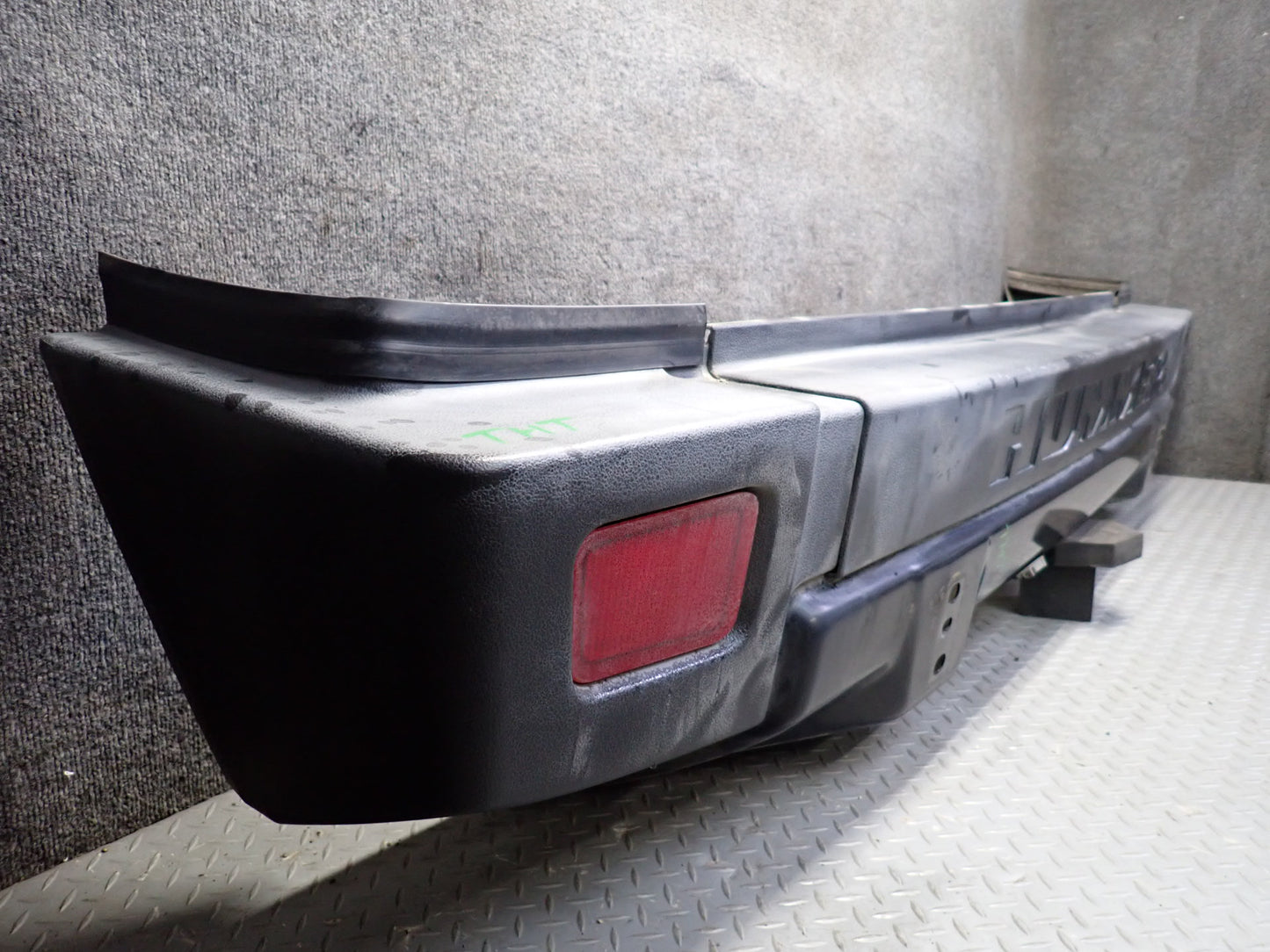 2003-2005 Hummer H2 Rear Bumper Cover Black w Lights