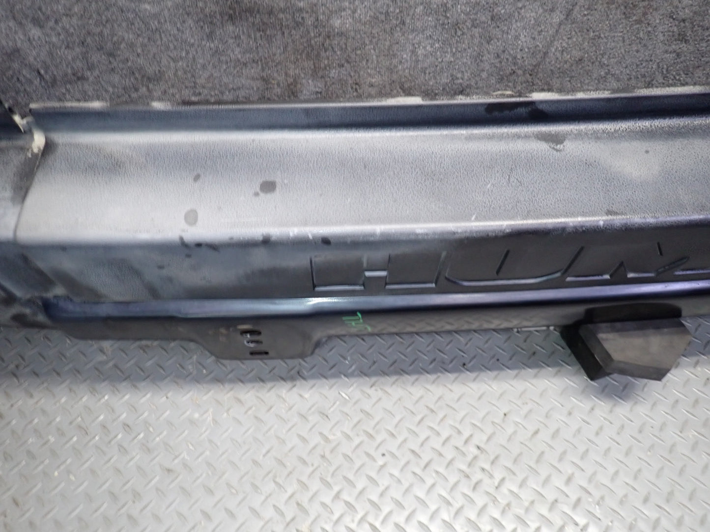 2003-2005 Hummer H2 Rear Bumper Cover Black w Lights