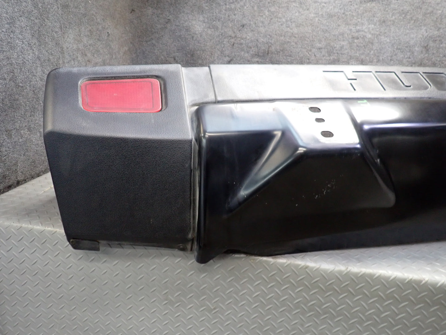 2003-2005 Hummer H2 Rear Bumper Cover Black w Lights