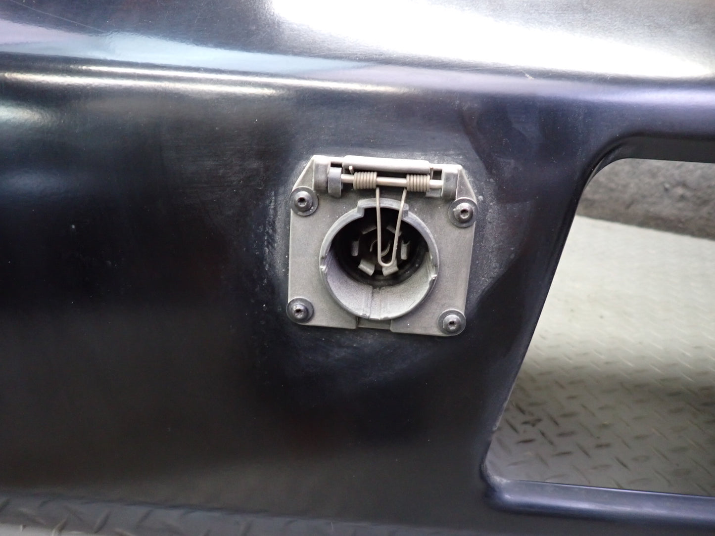 2003-2005 Hummer H2 Rear Bumper Cover Black w Lights