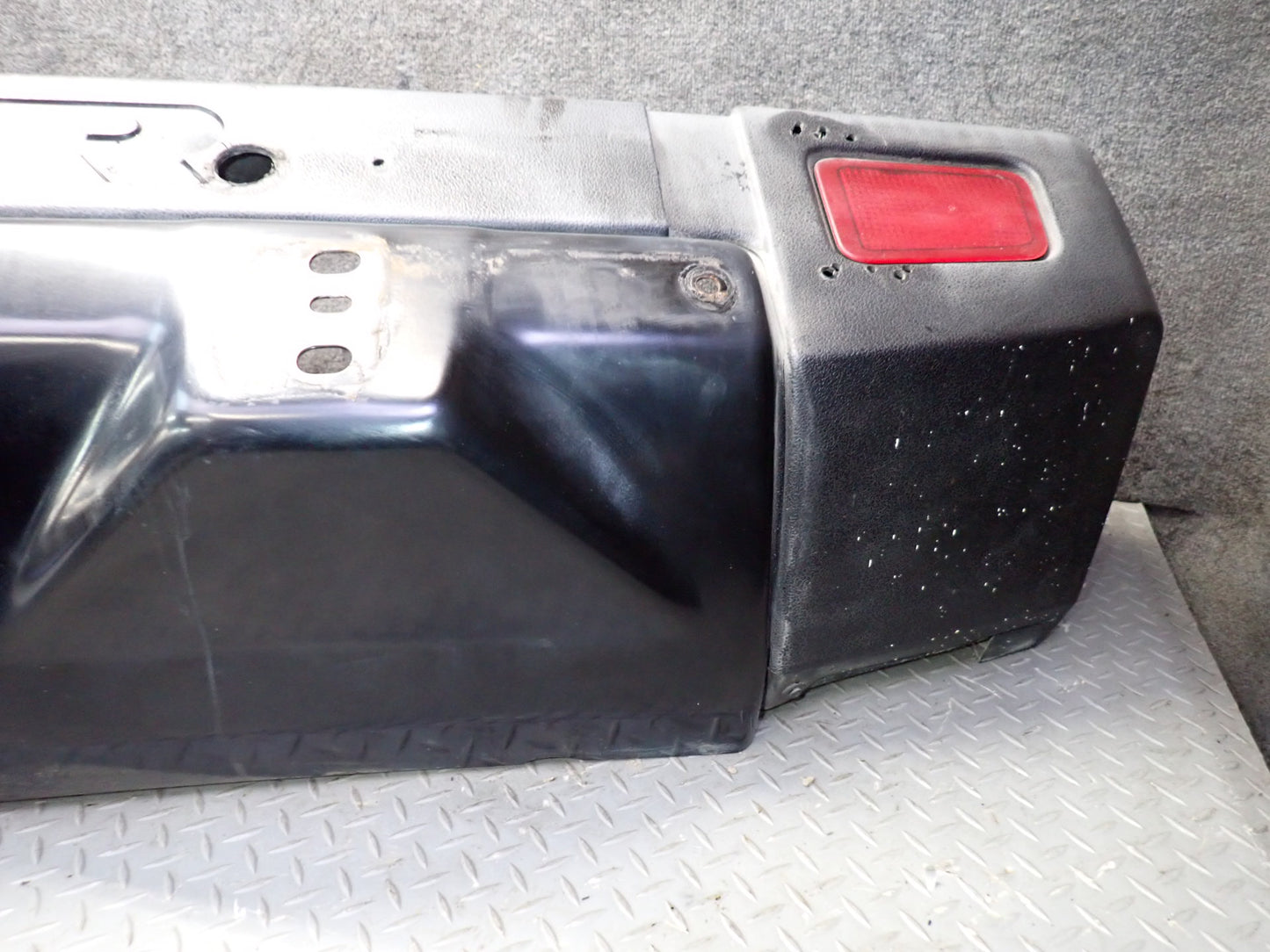2003-2005 Hummer H2 Rear Bumper Cover Black w Lights