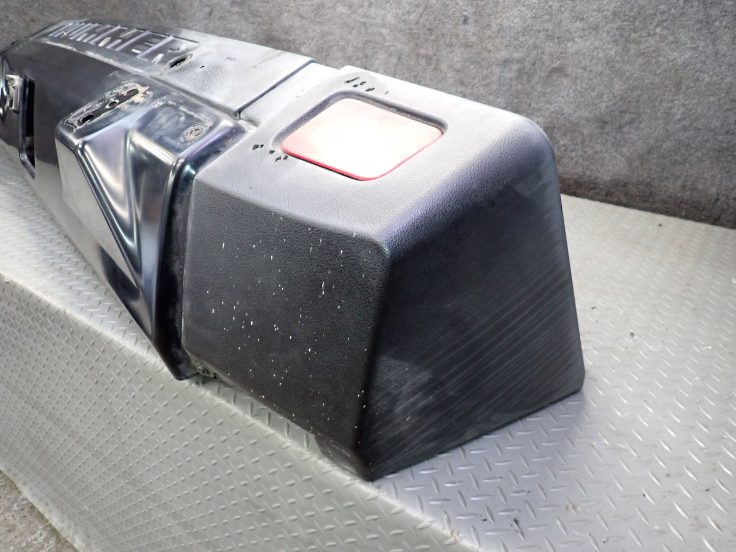2003-2005 Hummer H2 Rear Bumper Cover Black w Lights