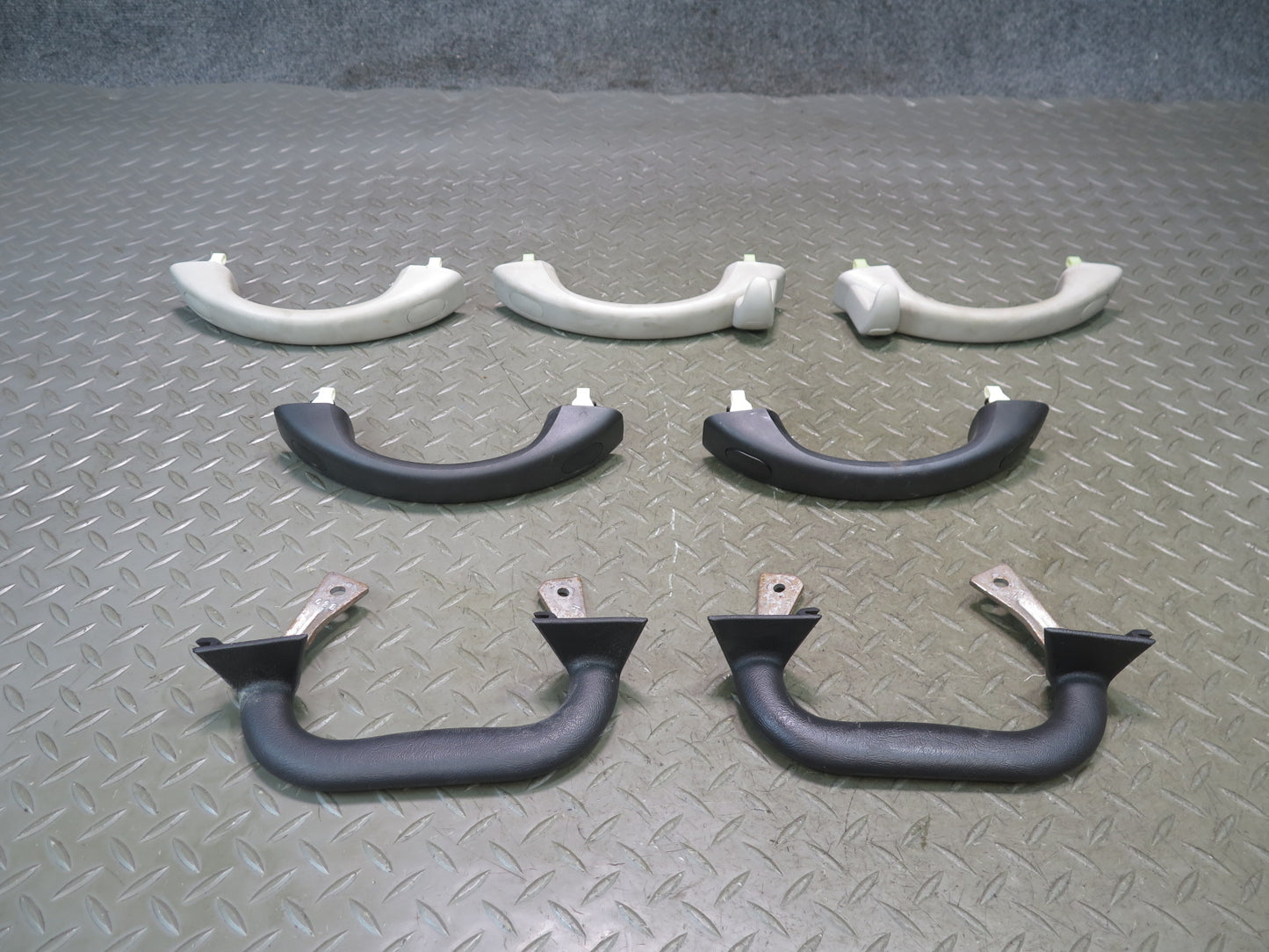 2003-2007 Hummer H2 Left & Right A B Pillar Roof Grip Grab Handle Set of 7