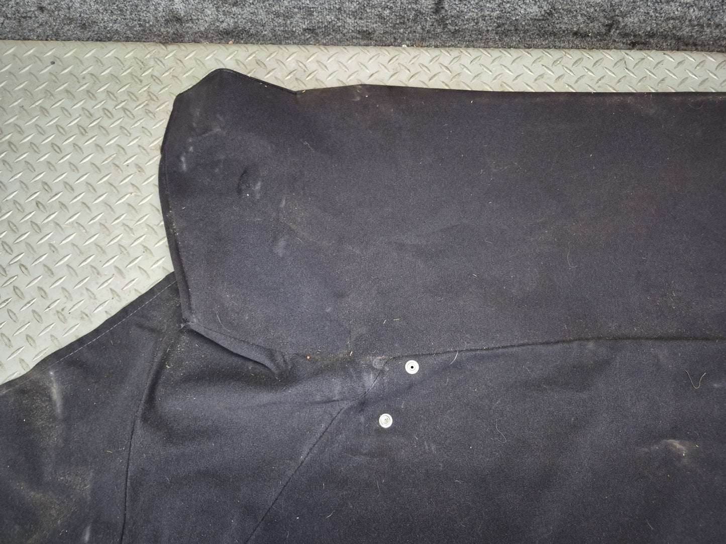 02-05 Ford Thunderbird Soft TOP Under Boot Rear Cover Black OEM