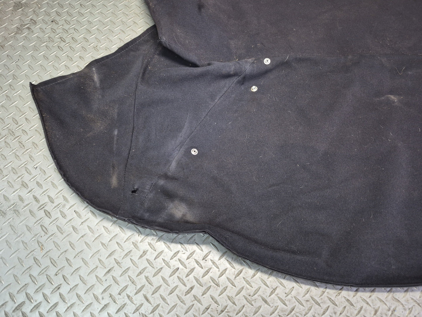 02-05 Ford Thunderbird Soft TOP Under Boot Rear Cover Black OEM