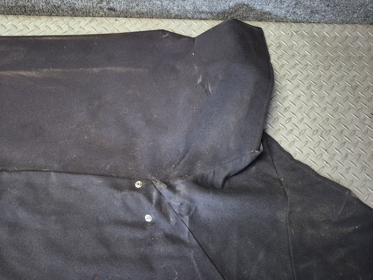 02-05 Ford Thunderbird Soft TOP Under Boot Rear Cover Black OEM