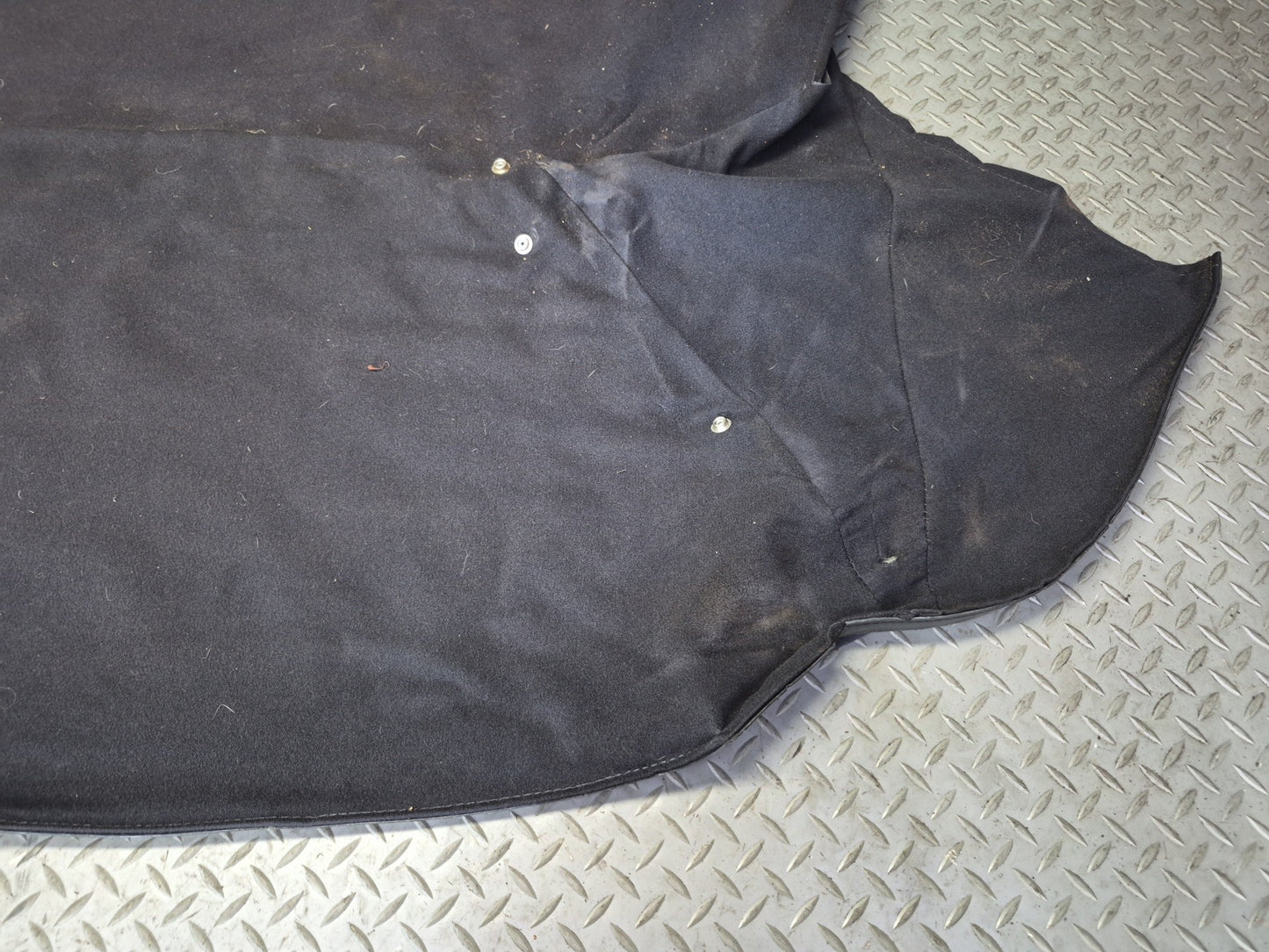 02-05 Ford Thunderbird Soft TOP Under Boot Rear Cover Black OEM