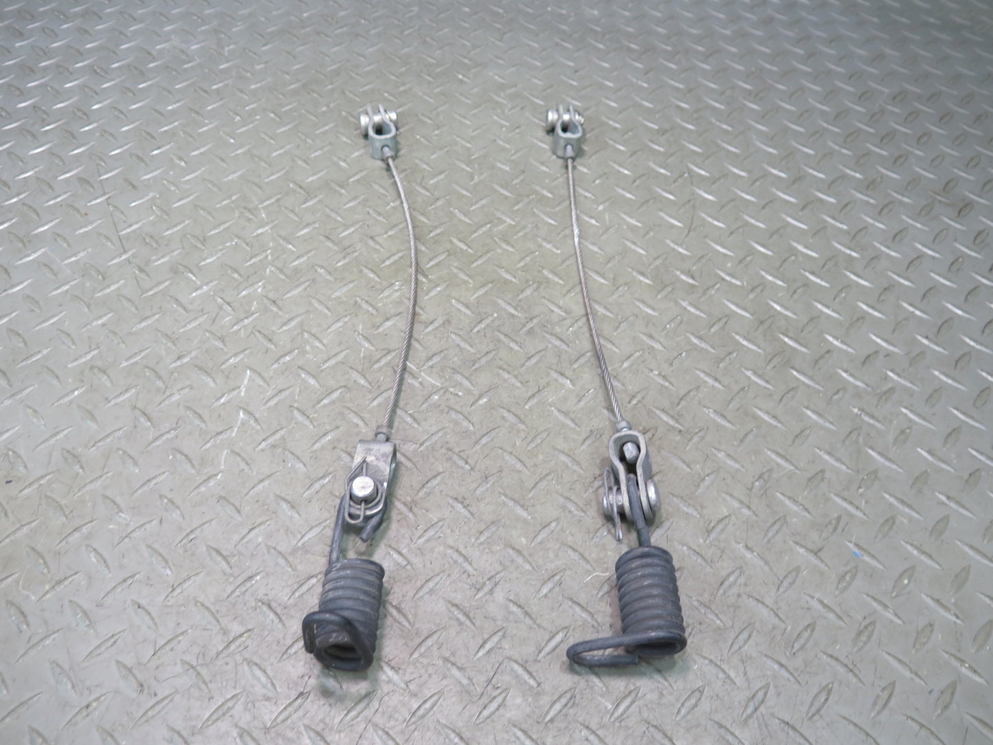 2003-2009 Hummer H2 Front Hood Bonnet Open Check Cable Spring Set of 2