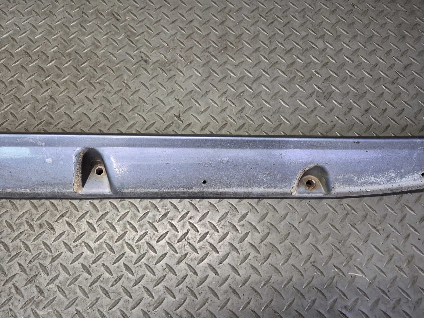 84-86 Nissan Z31 300ZX 2+0 Right Side Skirt Rocker Panel Molding Blue OEM