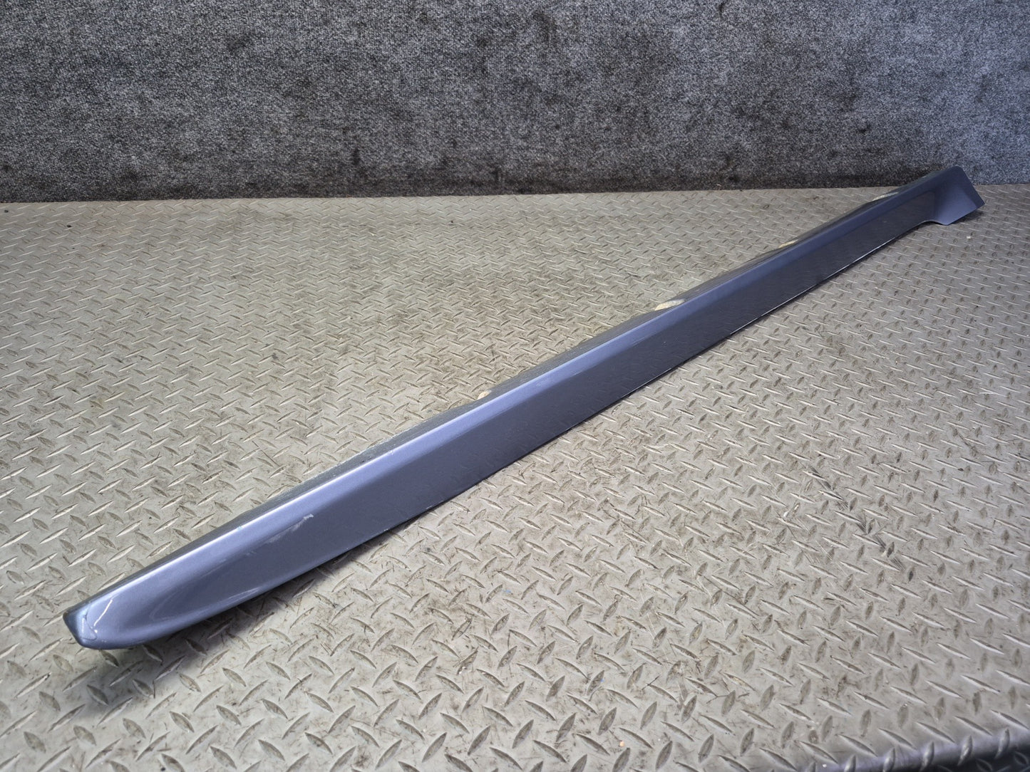 84-86 Nissan Z31 300ZX 2+0 Right Side Skirt Rocker Panel Molding Blue OEM