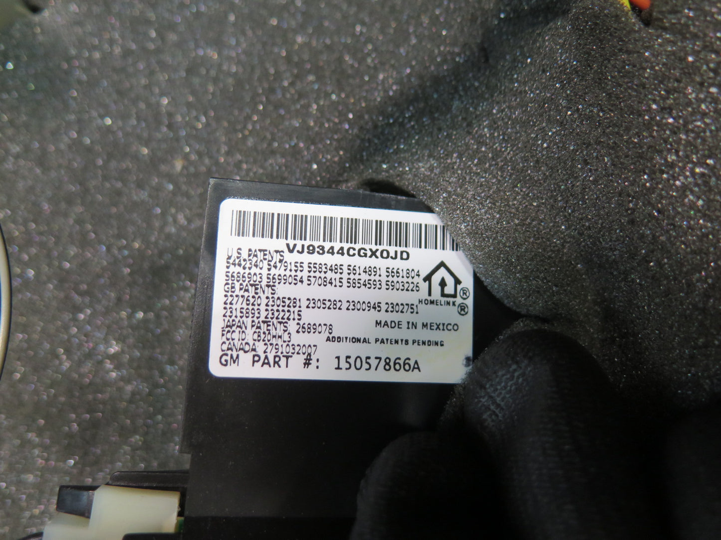 2003-2007 Hummer H2 Overhead Console Dome Reading Interior Light w Homelink