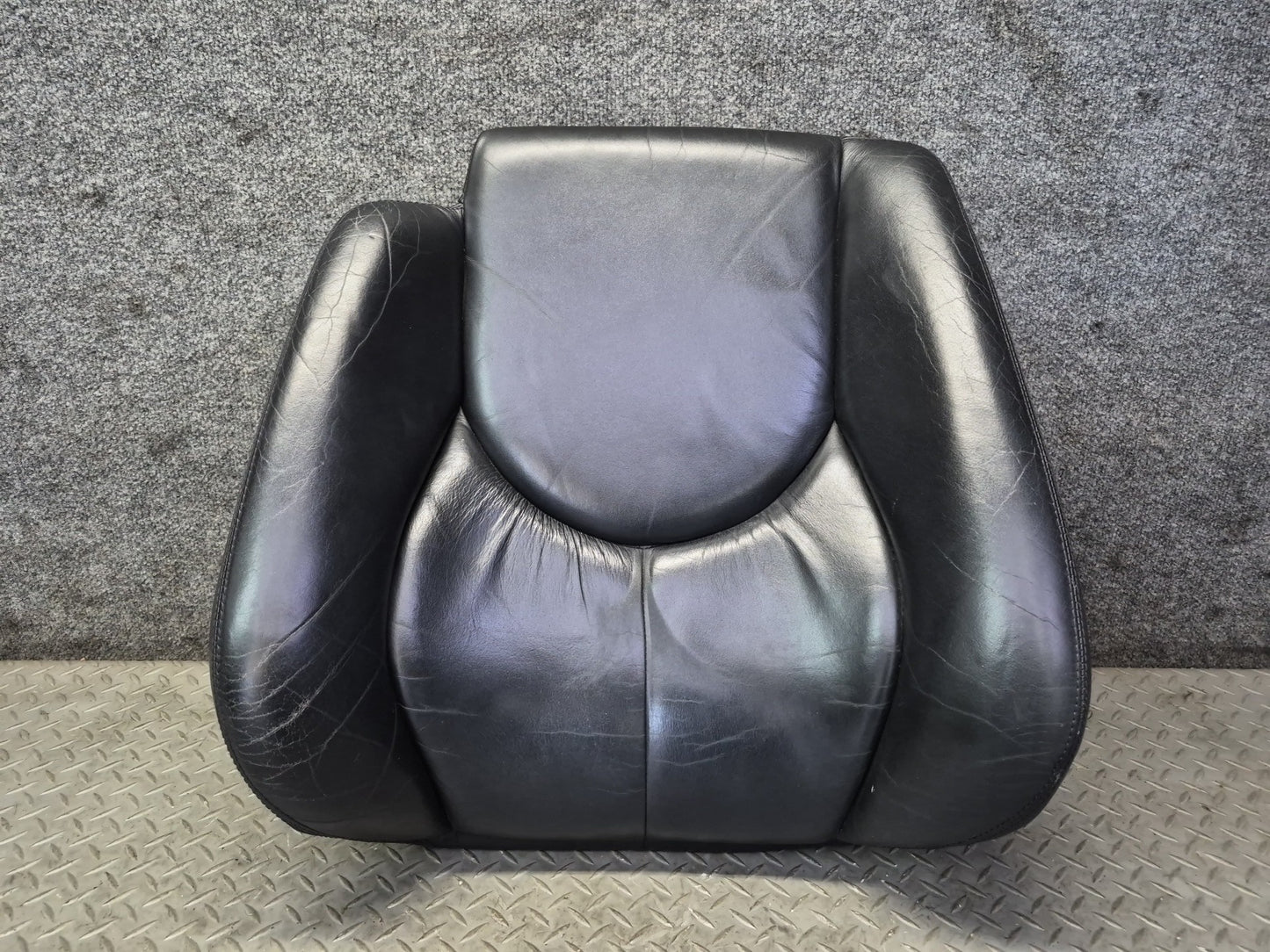 96-02 Mercedes R129 SL500 Front Right Seat Upper Backrest Leather Cushion OEM