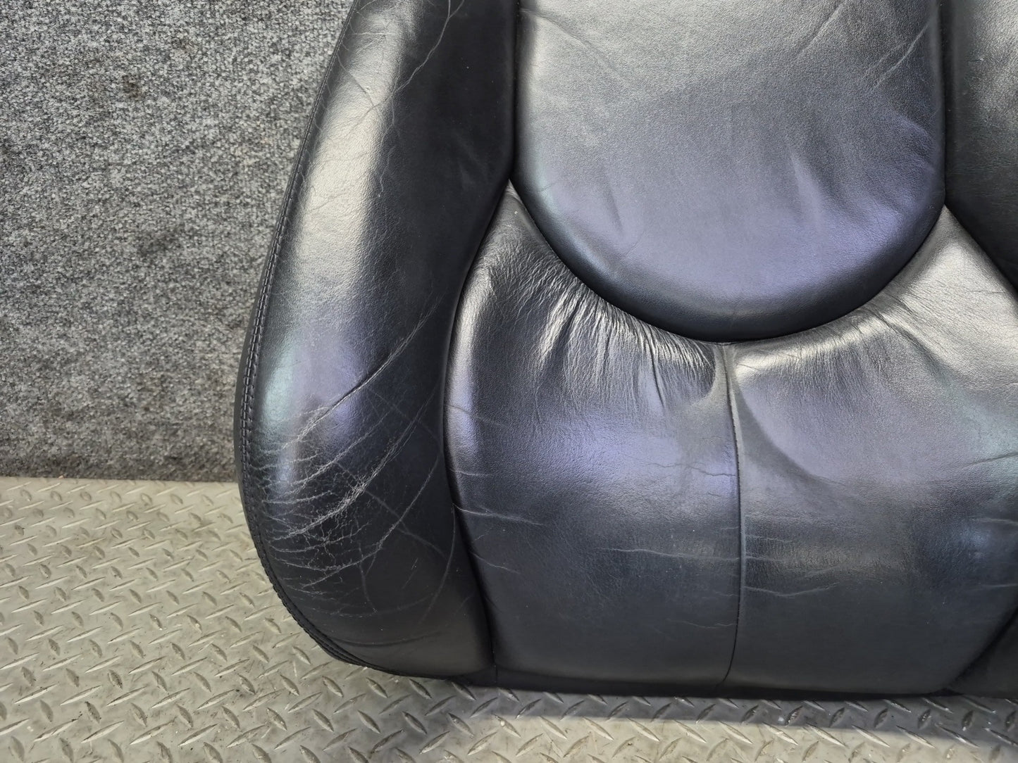 96-02 Mercedes R129 SL500 Front Right Seat Upper Backrest Leather Cushion OEM