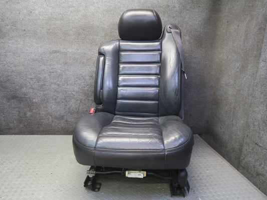 2005-2007 Hummer H2 Front Left & Right Leather Seat Black Set of 2