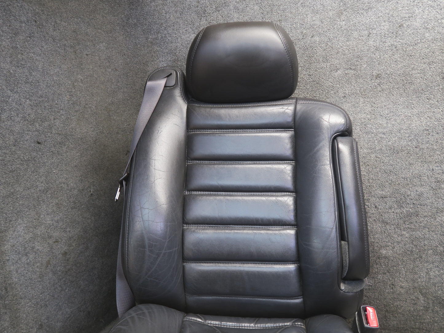 2005-2007 Hummer H2 Front Left & Right Leather Seat Black Set of 2