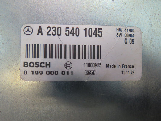 03-12 Mercedes R230 Sl-class Battery Stabilization Control Module 2305401045 OEM