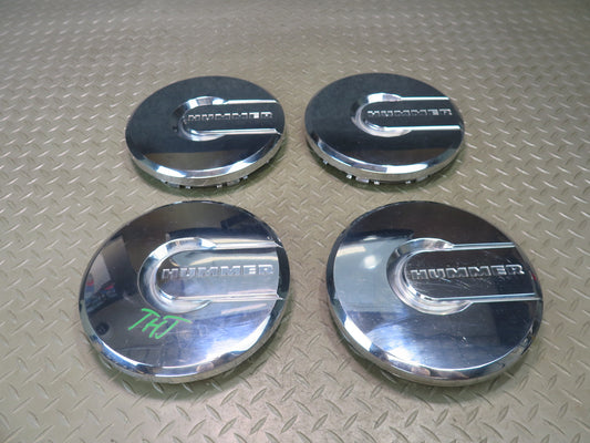 2003-2005 Hummer H2 R17" Wheel Hub Center Chrome Cap Cover Set of 4