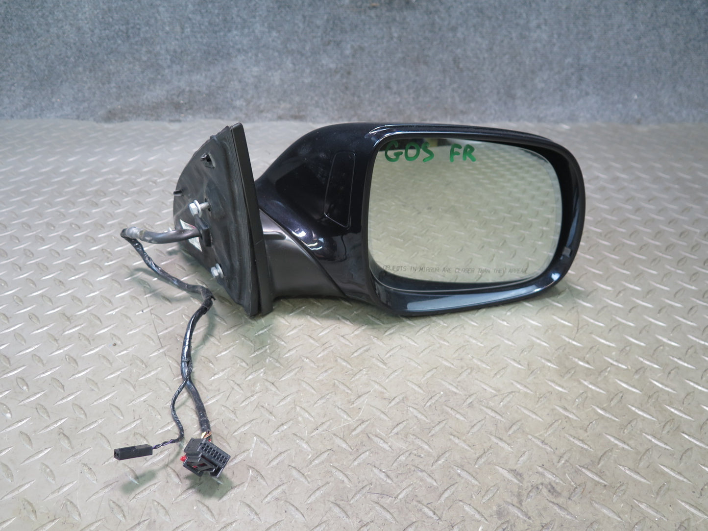 10-15 Audi Q7 4L Right Door Side View Power Heat Memory Exterior Mirror OEM