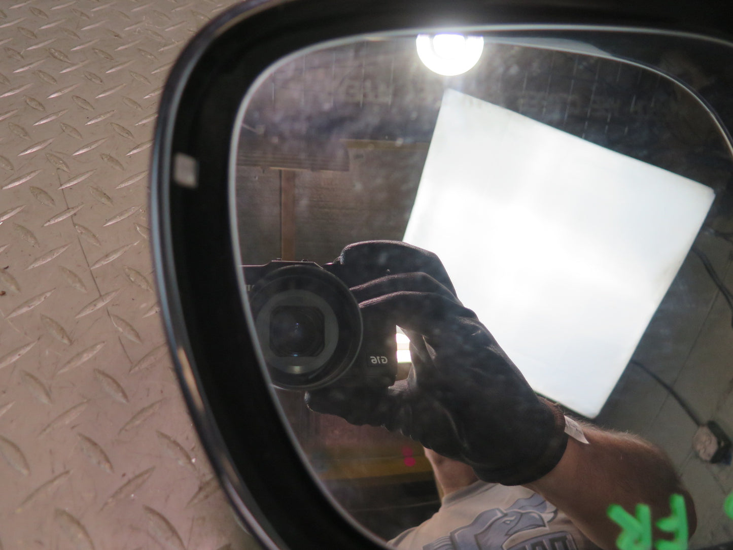 10-15 Audi Q7 4L Right Door Side View Power Heat Memory Exterior Mirror OEM